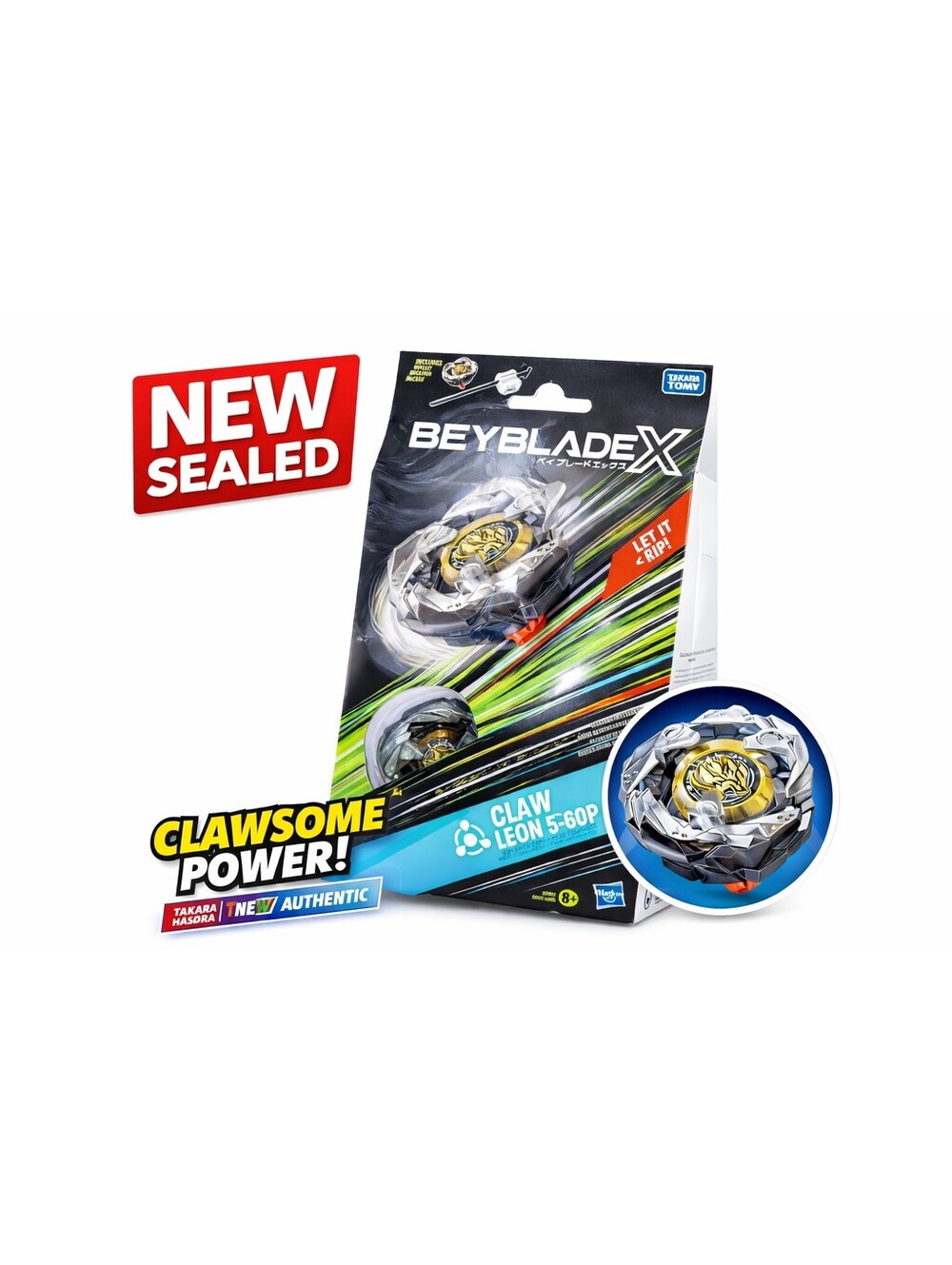 Beyblade X Claw Leon 5-60P Starter Pack NEW Sealed Takara Tomy Hasbro Burst Toy